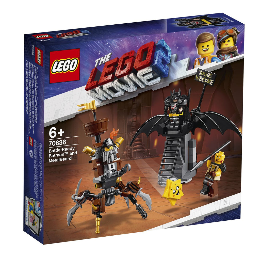 LEGO 70836 LEGO MOVIE 2 BATTLE-READY BATMAN AND METALBEARD