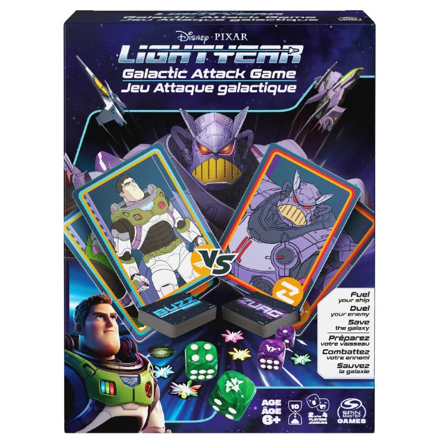 Disney Pixar Lightyear Galactic Attack Game