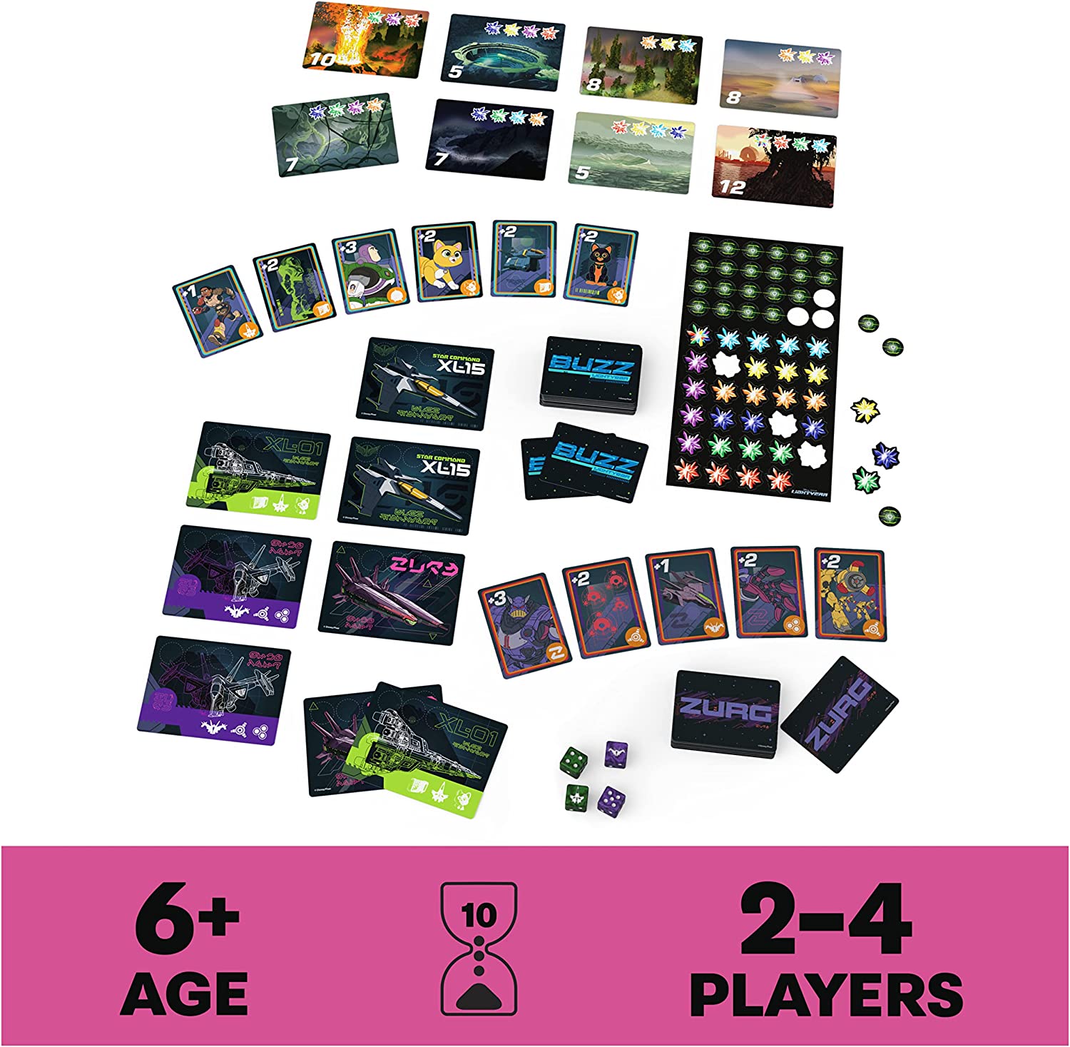 Disney Pixar Lightyear Galactic Attack Game