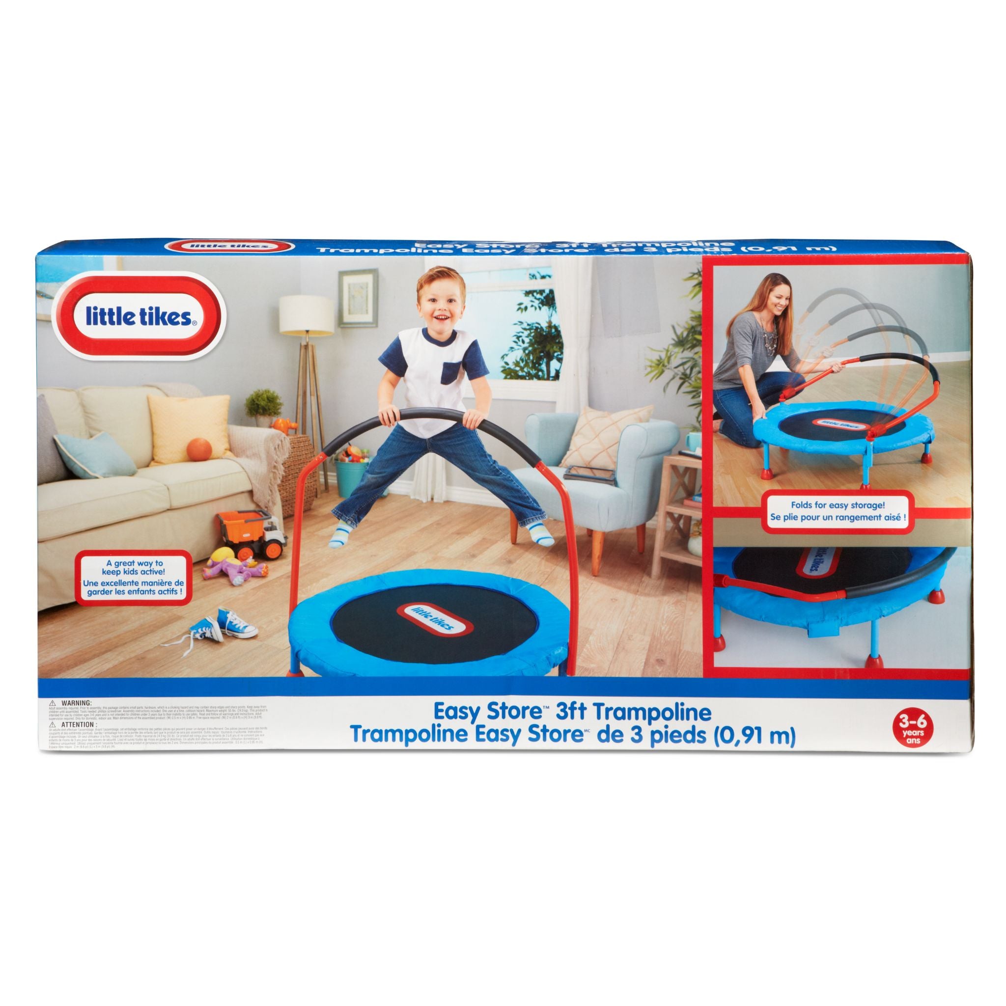 Little Tikes Easy Store Trampoline Toyworld Australia