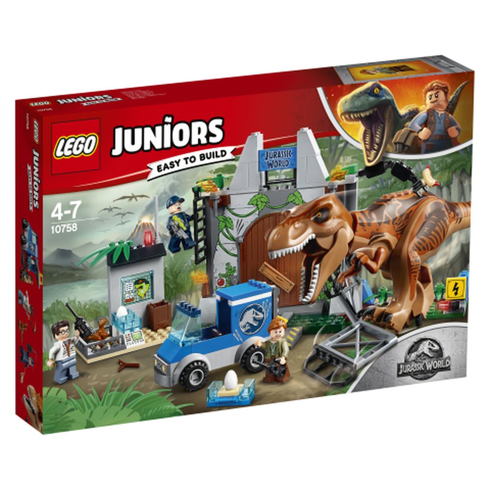 LEGO 10758 JUNIORS JURASSIC WORLD T-REX BREAKOUT - Toyworld Aus