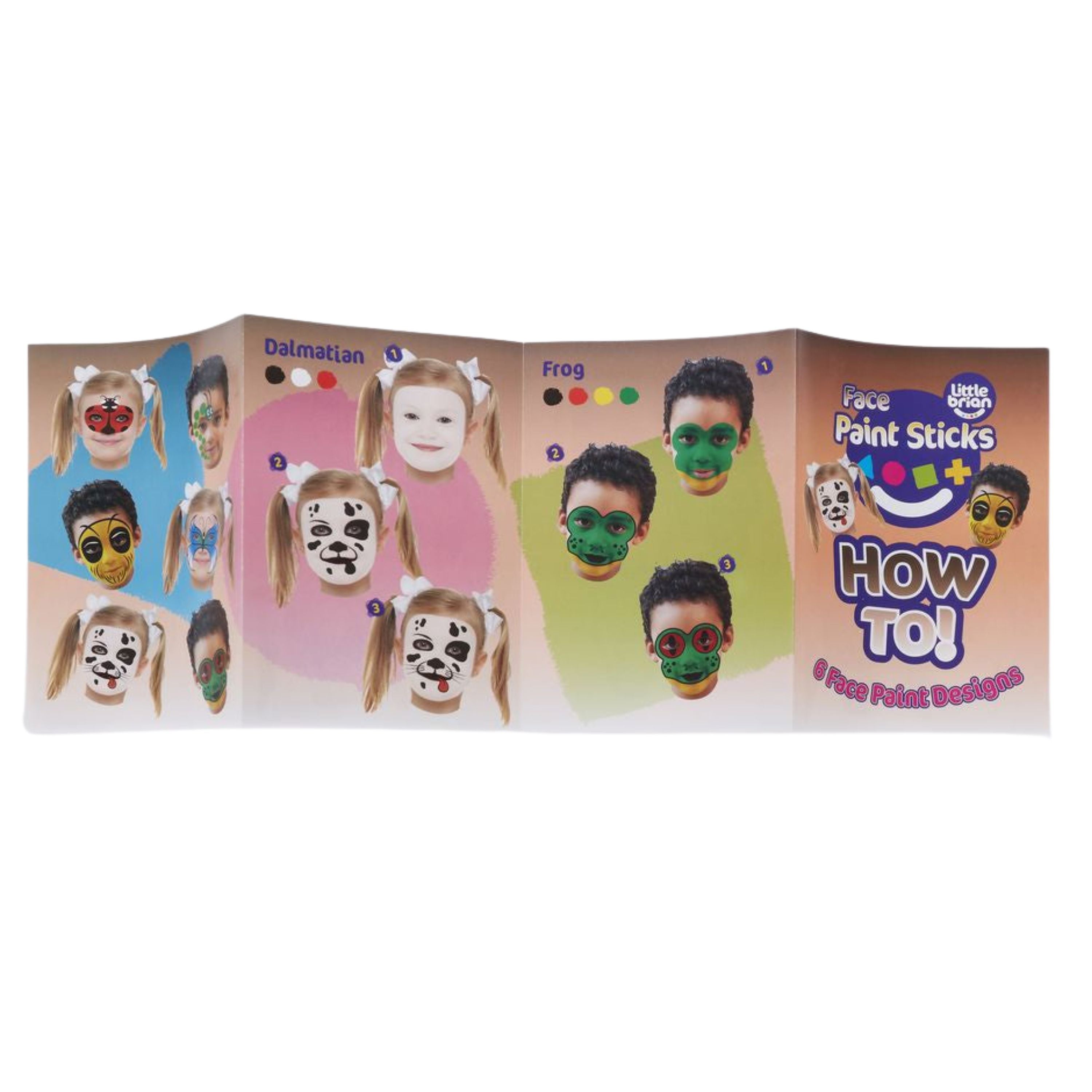 Little Brian Face Paint Sticks Classic 6 Pack