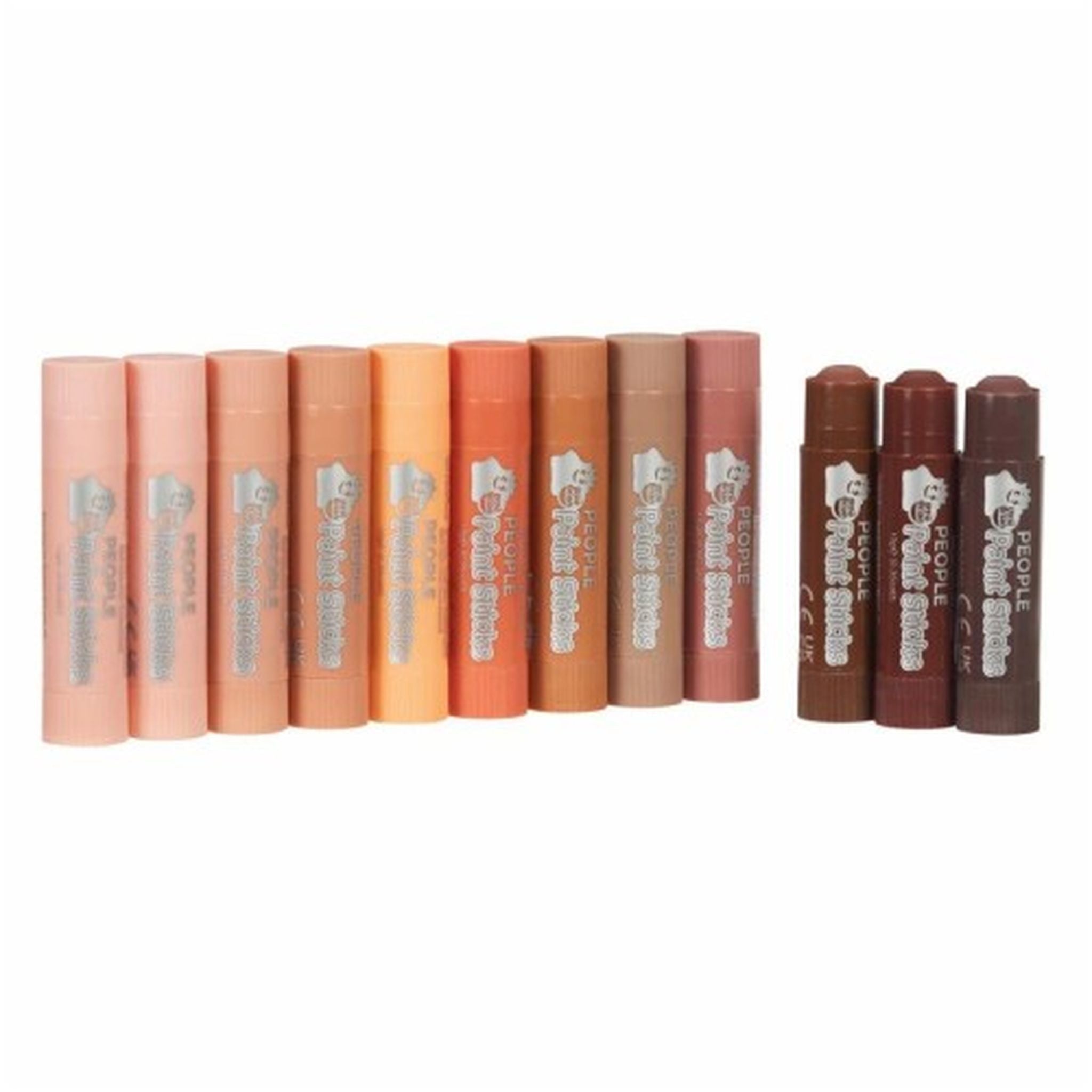 Little Brian Paint Sticks 12 Pack - People Skin Tones
