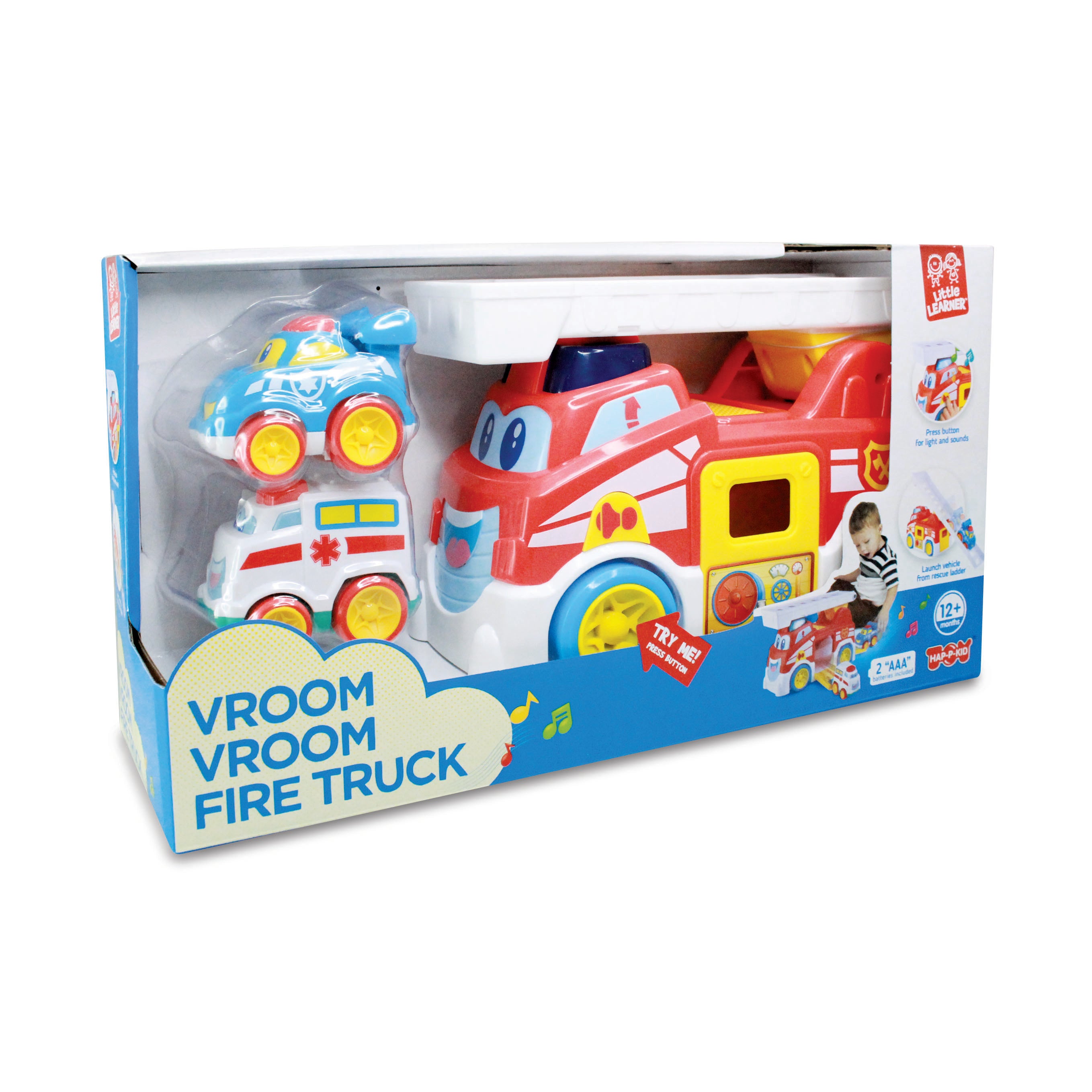Little Learner Vroom Vroom Fire Truck – Toyworld Australia