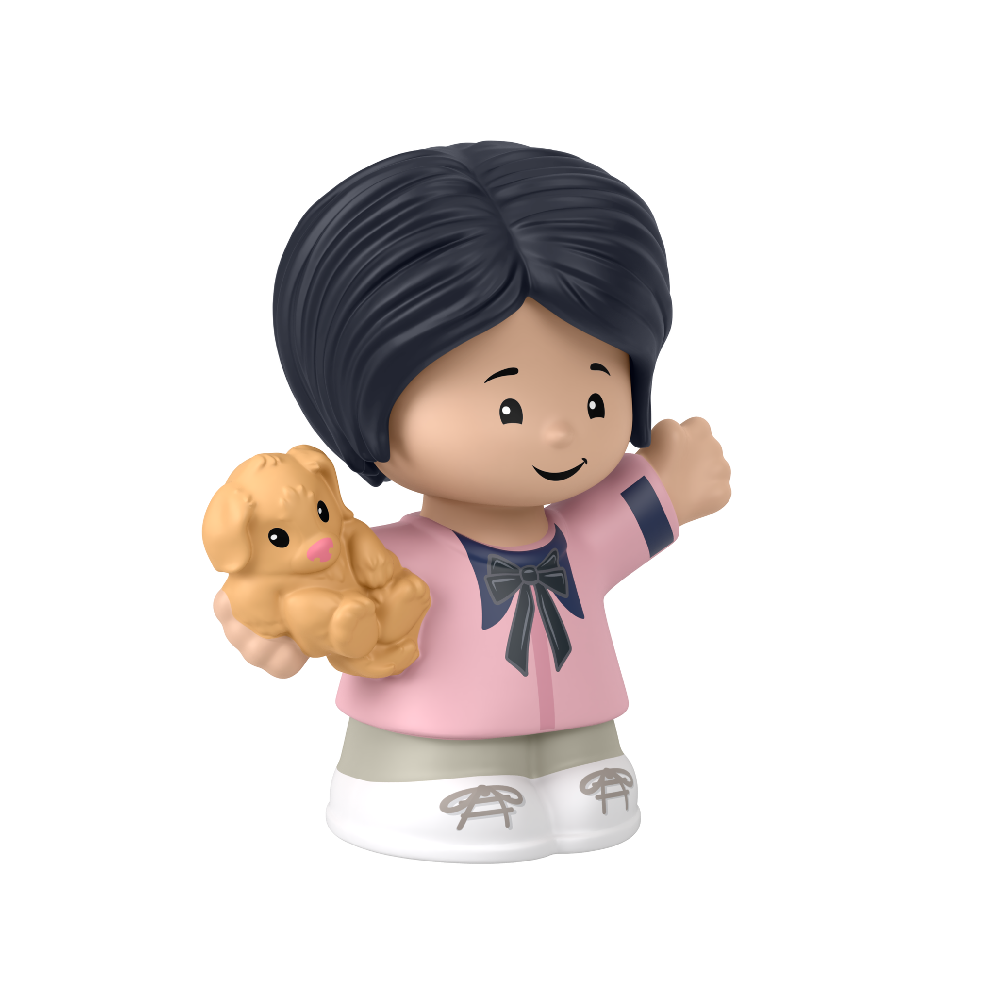 Fisher-Price Little People Woman With Puppy Figure