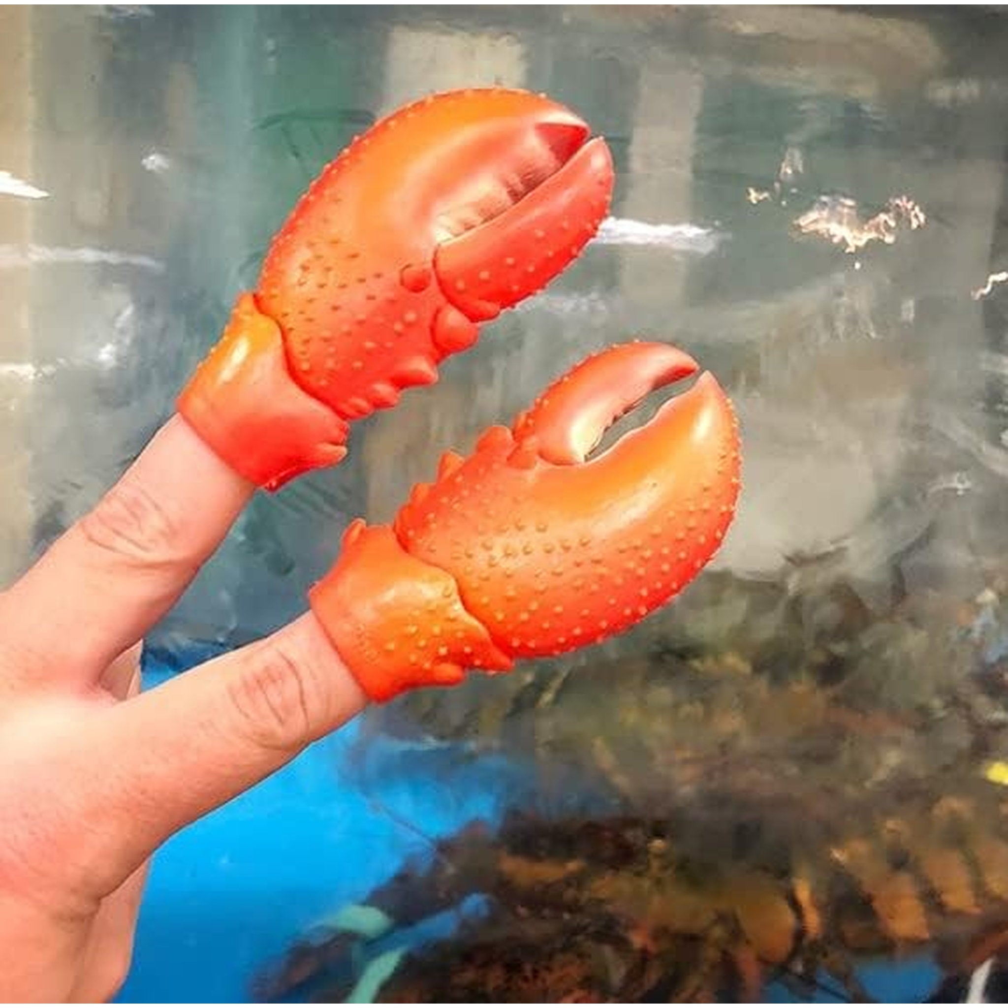 Lobster Claw Finger Puppets