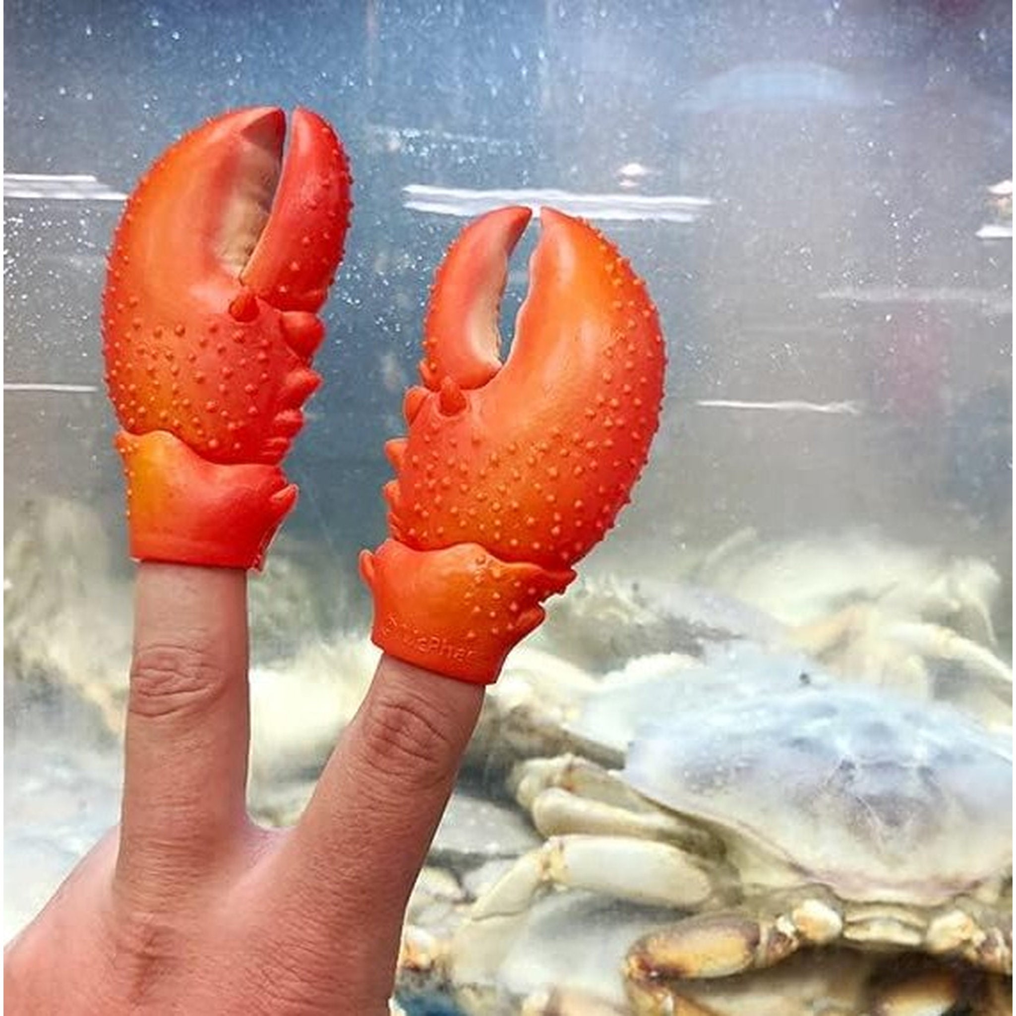 Lobster Claw Finger Puppets