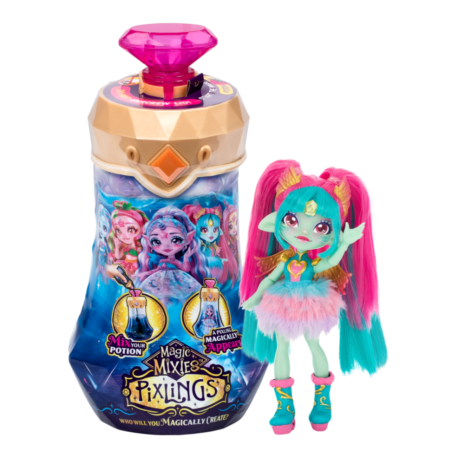 Magic Mixies Pixlings S1 Doll - Amber The Dragon Pixling