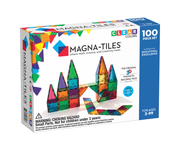 Magna-Tiles Clear Colours 100 Piece Set