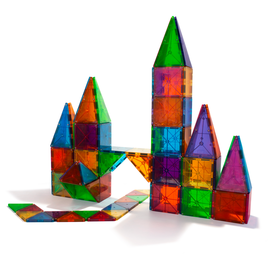 Magna-Tiles Clear Colours 100 Piece Set