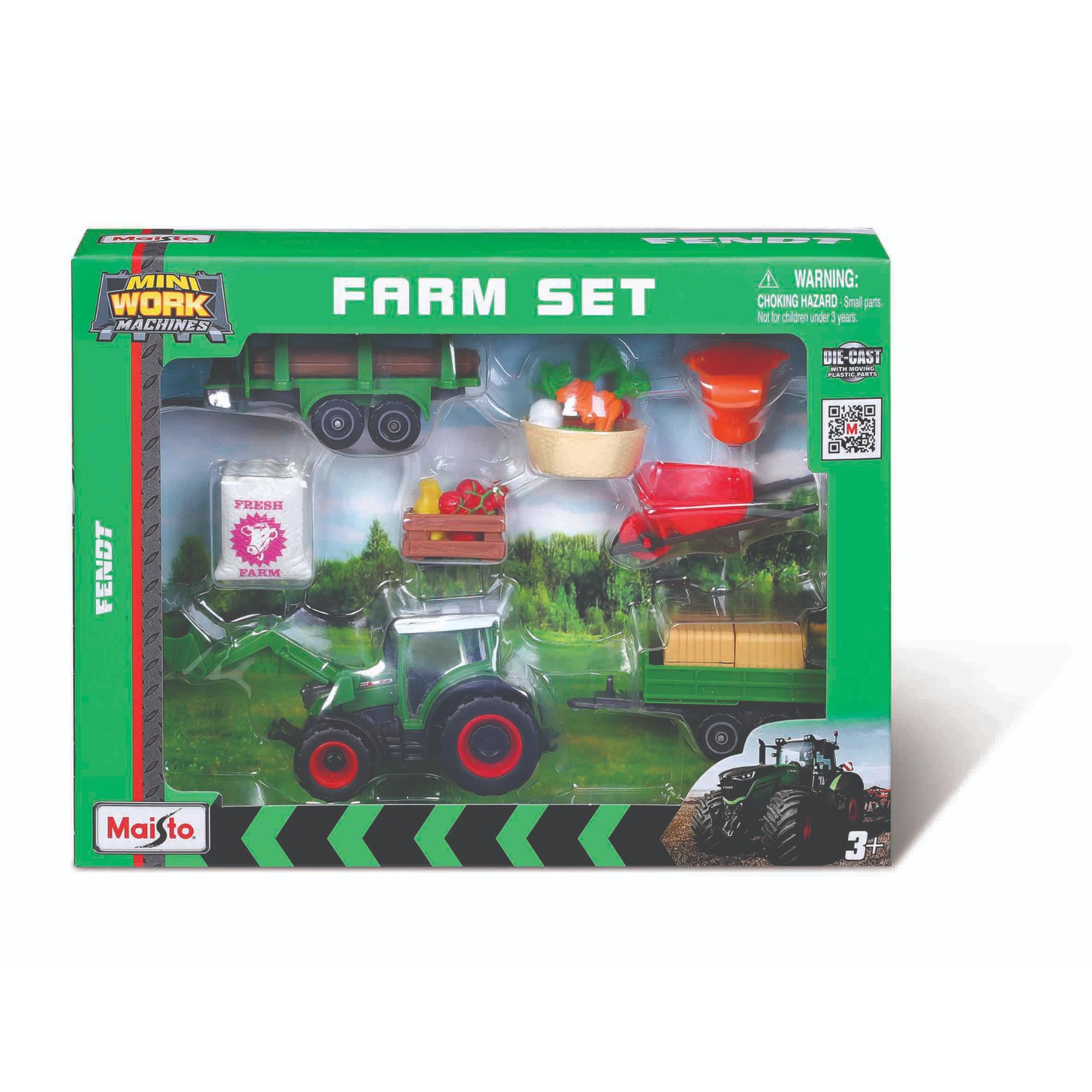 Maisto Mini Work Machines Farm Playset Assorted Styles