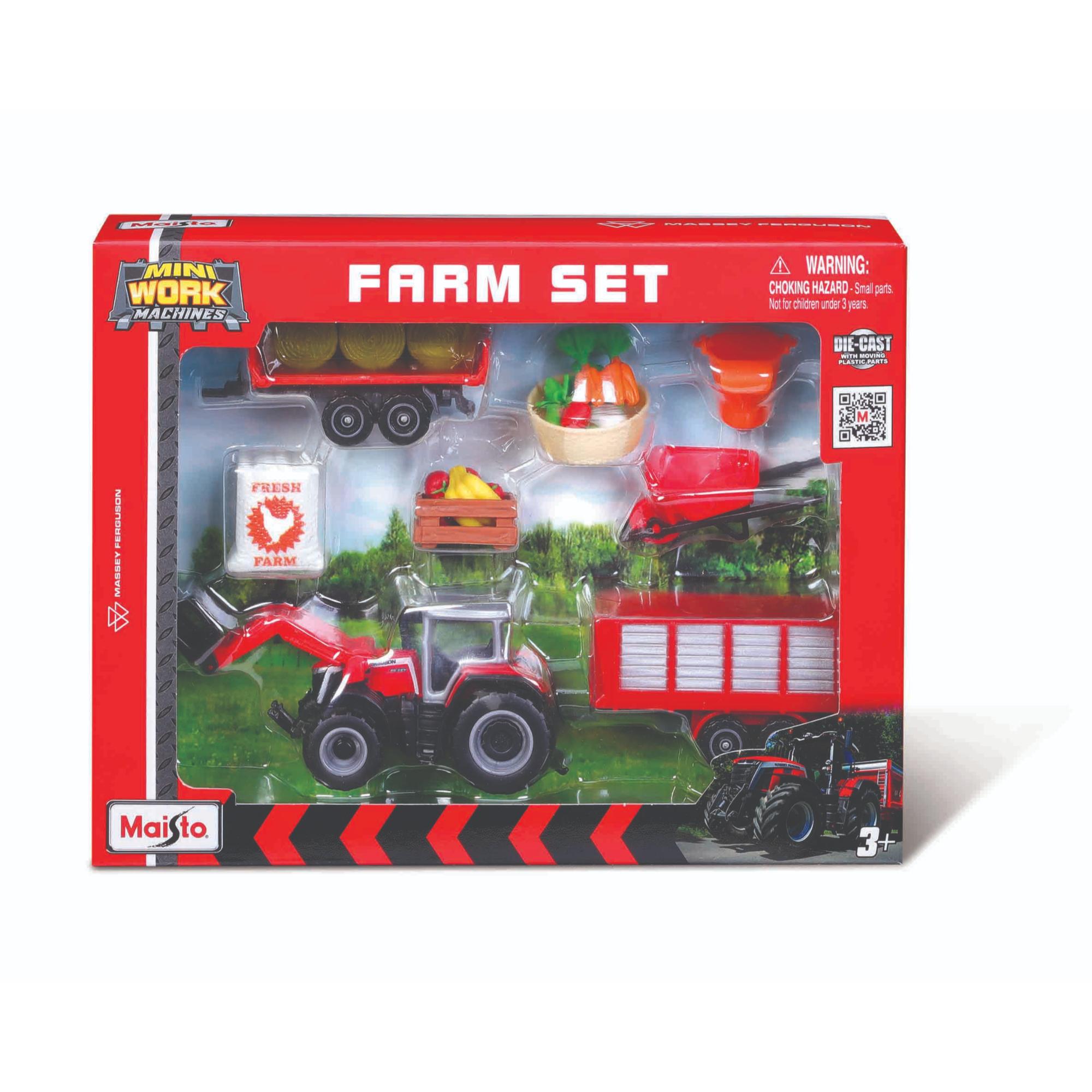 Maisto Mini Work Machines Farm Playset Assorted Styles