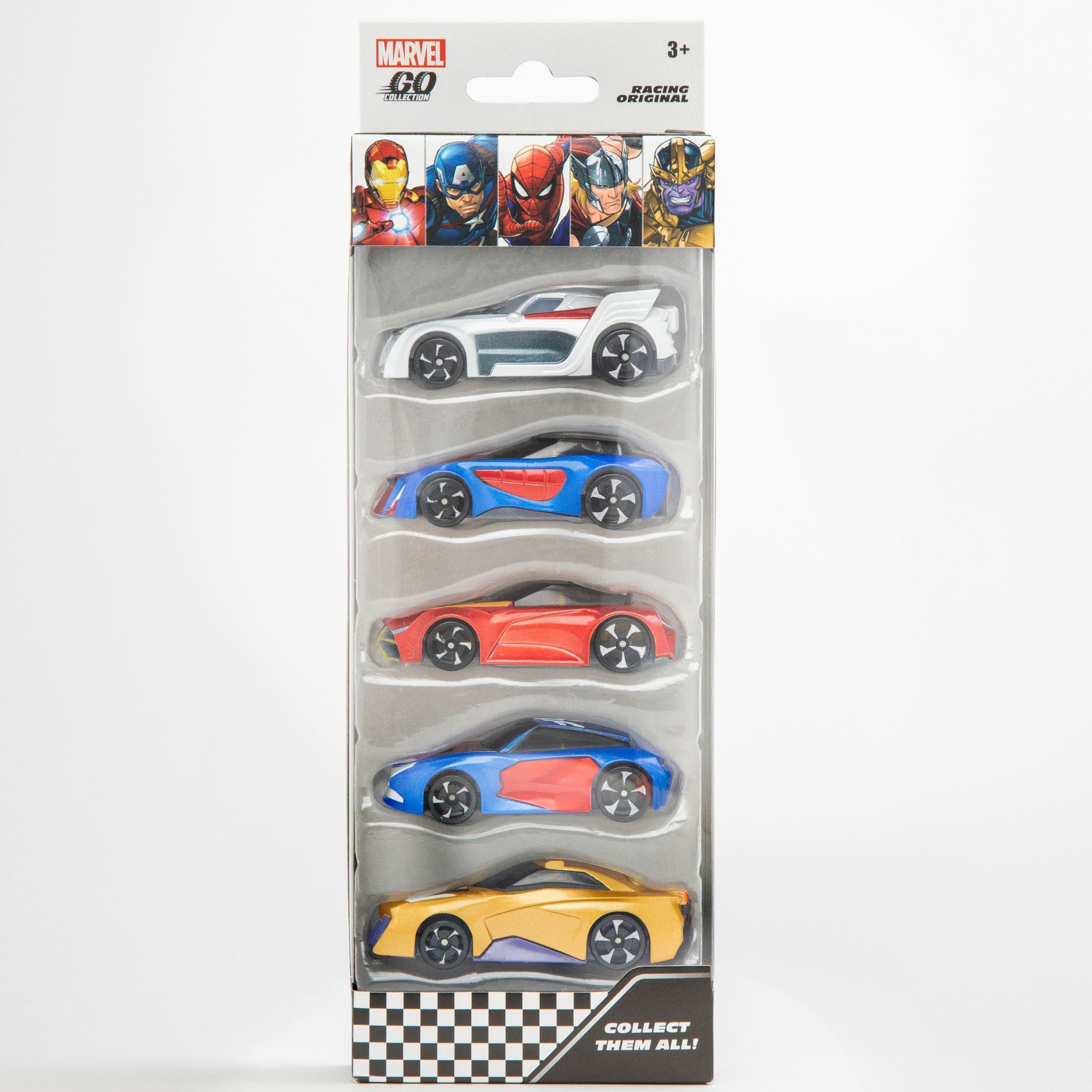 Marvel Go Racing Collection 1:64 Die-Cast 5 Pack