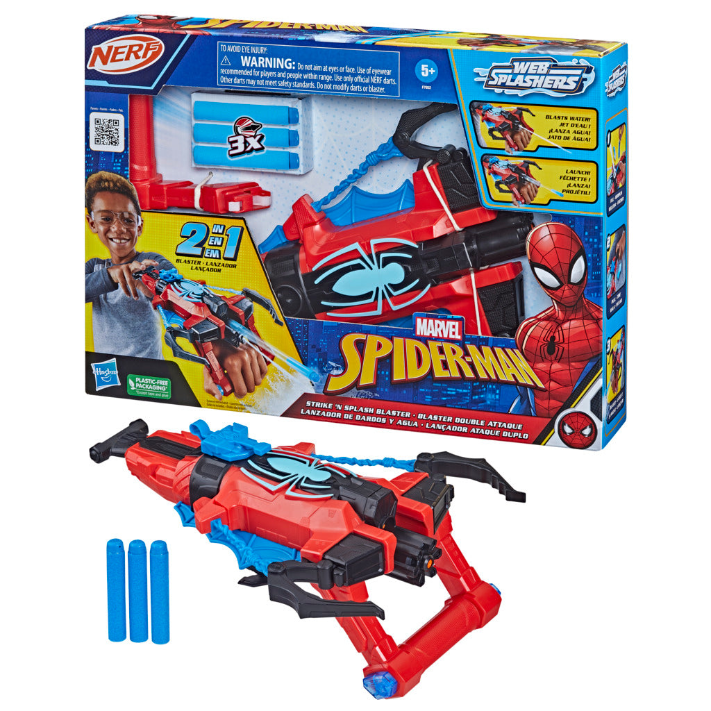 Marvel Spider-Man NERF Strike N Splash Blaster