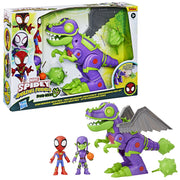 Marvel Spidey And His Amazing Friends Dino-Webs Goblinsaurus Mech Pack - Toyworld Australia