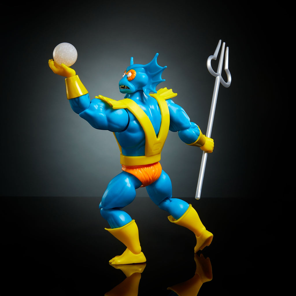 MOTU Masters of the Universe Origins Mer-Man 7-in Action Figure, Collectible Superhero Toys