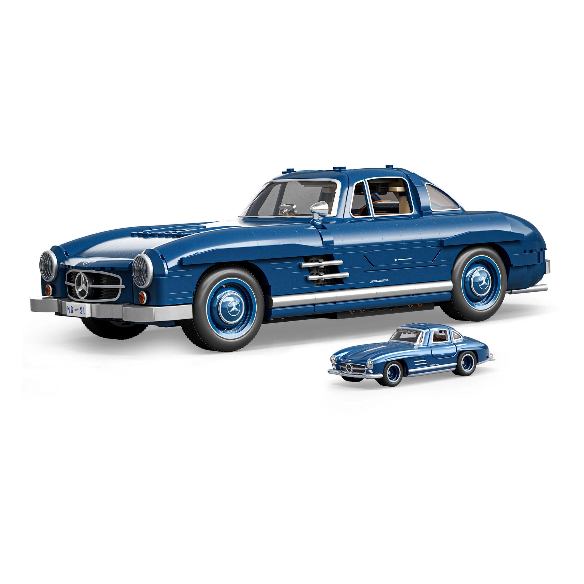 Mattel Brick Shop Hot Wheels Premium Mercedes-Benz 300 SL Building Set