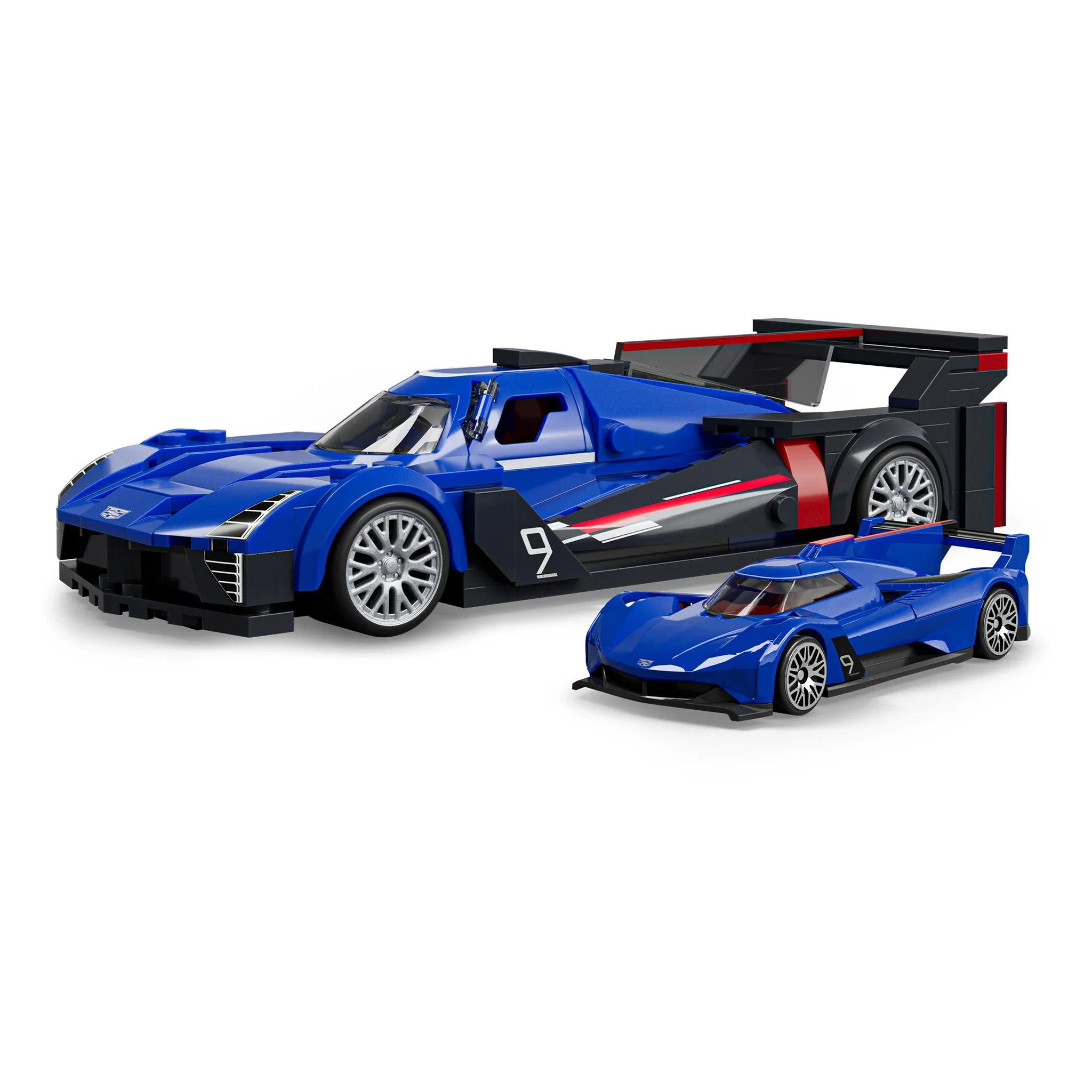 Mattel Brick Shop Hot Wheels Speed Cadillac Building Set