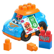 Fisher-Price MEGA Bloks First Builders Lil Vehicles Block Buddies Ricky Race Car