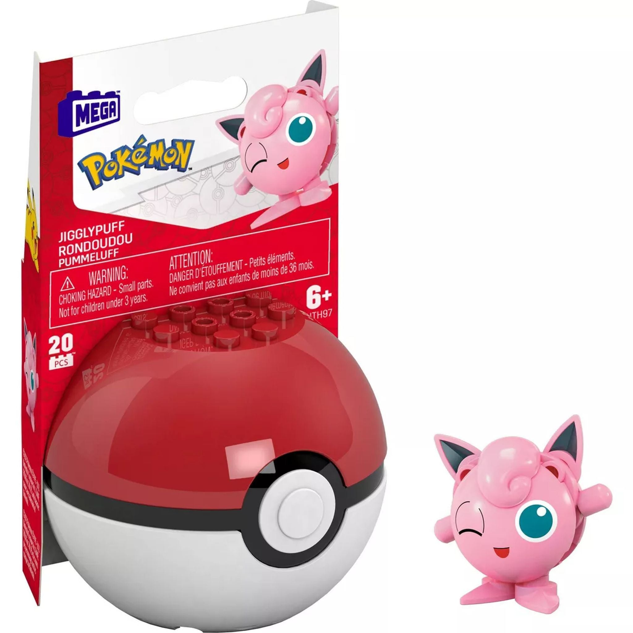 MEGA Construx Pokemon Evergreen Poke Ball - Jigglypuff