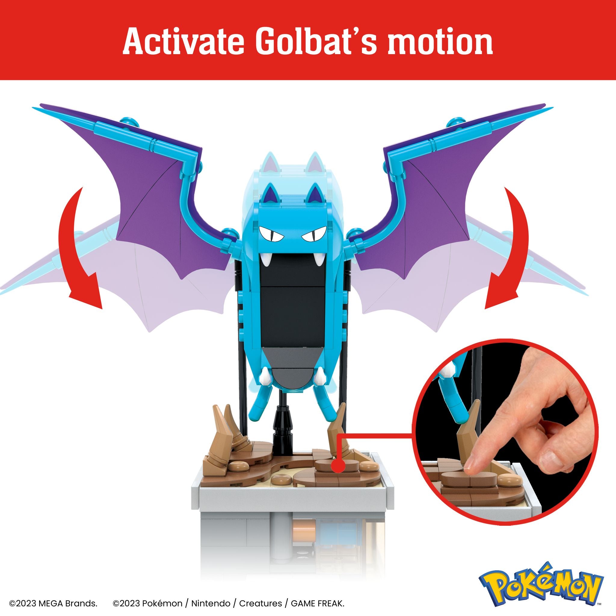 MEGA Showcase Pokemon Mini Motion Golbat