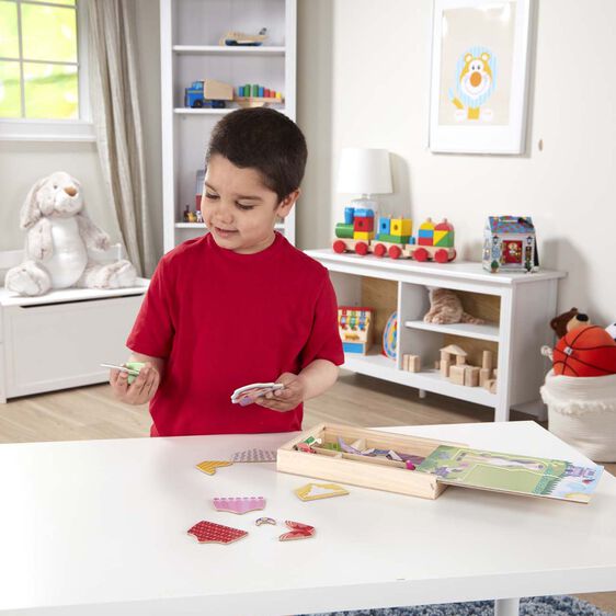 Melissa & Doug 37 Piece Magnetic Dress Up Play Set Princess