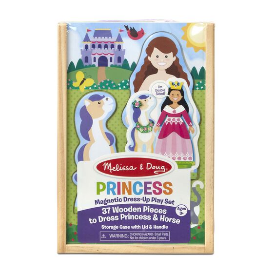 Melissa & Doug - 37 Piece Magnetic Dress Up Play Set Princess