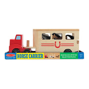 Melissa & Doug Classic Toy Wooden Horse Carrier