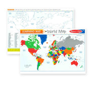 Melissa & Doug Learning Mat World Map