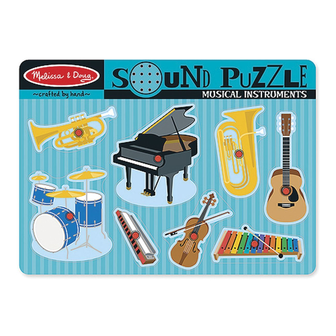 Melissa & Doug - See & Hear Sound Puzzle - Musical Instruments