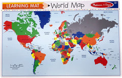MELISSA & DOUG - LEARNING MAT WORLD MAP