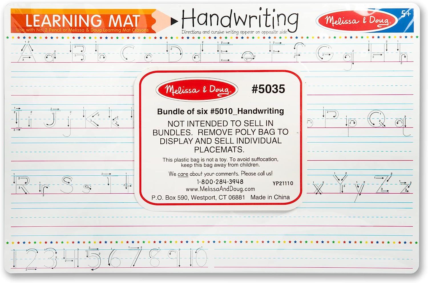 Melissa & Doug - Learning Mat Handwriting - Toyworld Australia