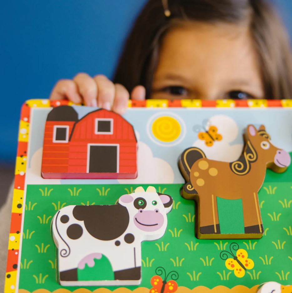 Melissa & Doug - Chunky Puzzle Farm Animals