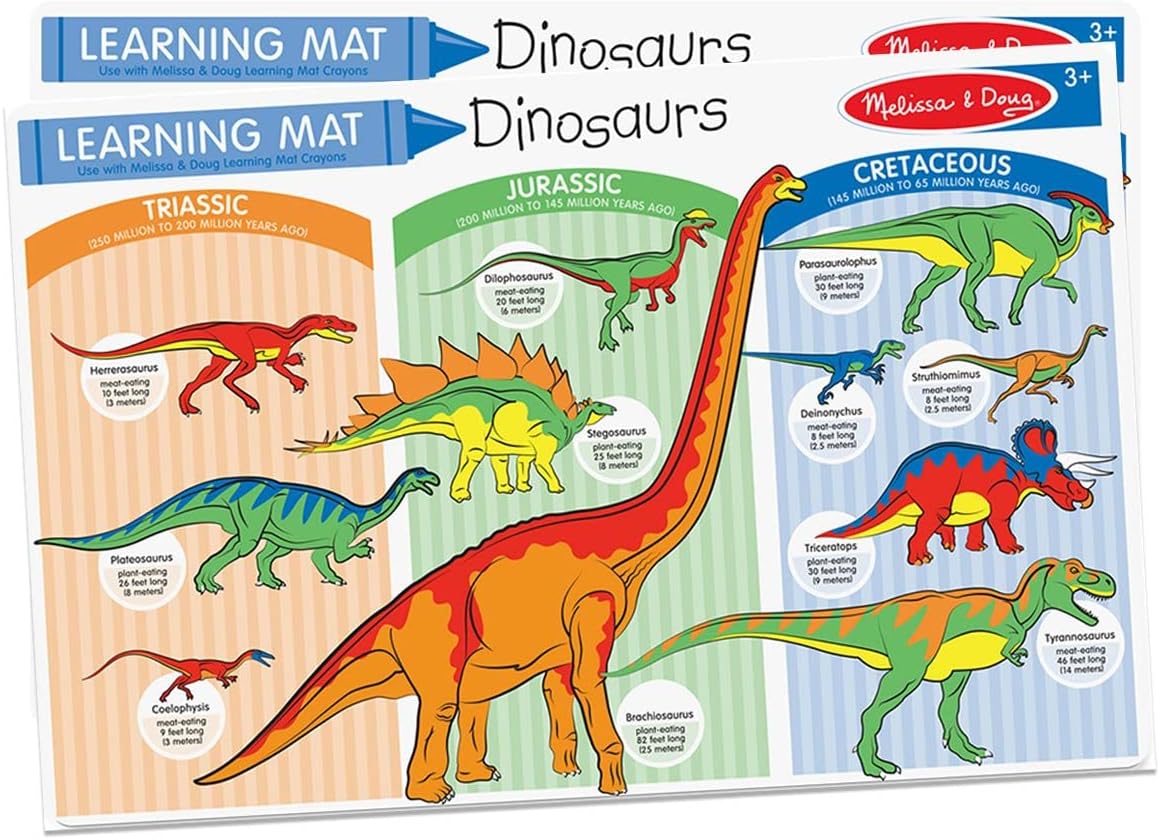 Melissa & Doug - Learning Mat Dinosaurs
