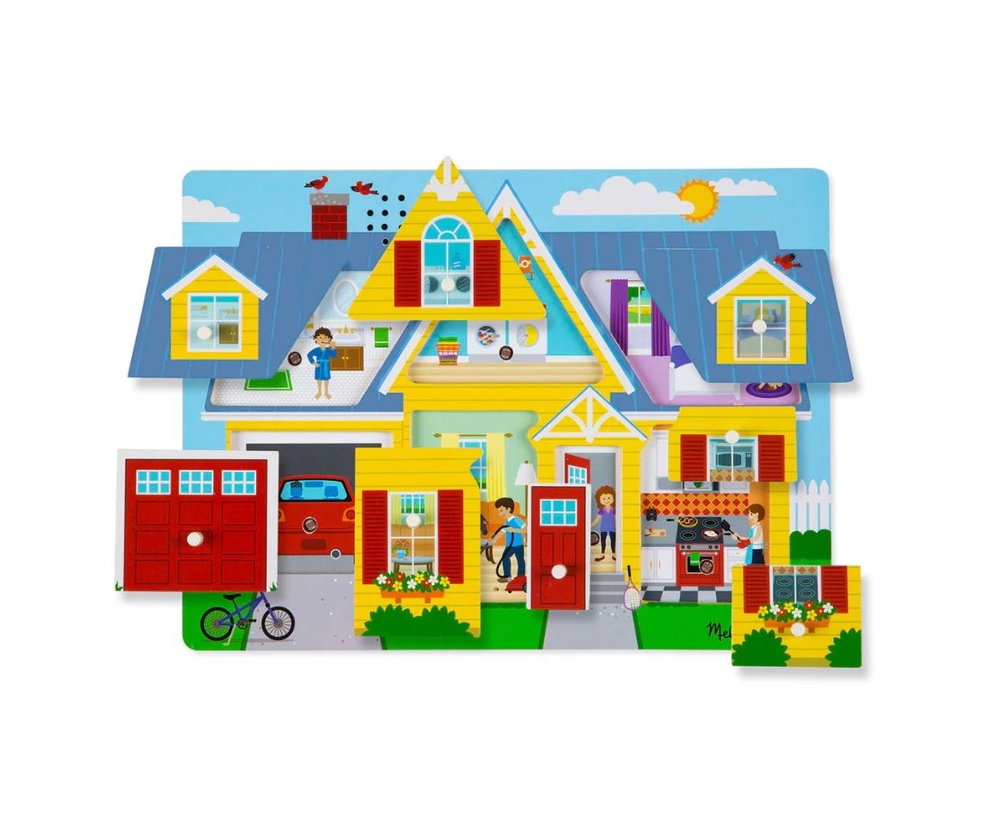 Melissa & Doug - See & Hear Sound Puzzle - Around The House