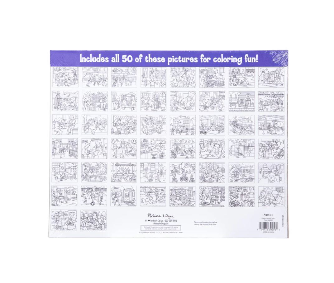 Melissa & Doug - Jumbo Colouring Pad - Town