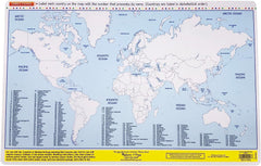 MELISSA & DOUG - LEARNING MAT WORLD MAP