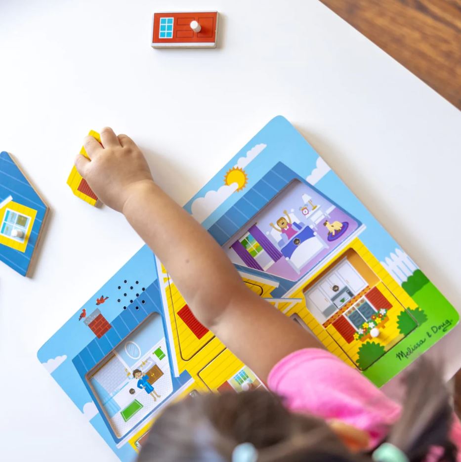 Melissa & Doug - See & Hear Sound Puzzle - Around The House
