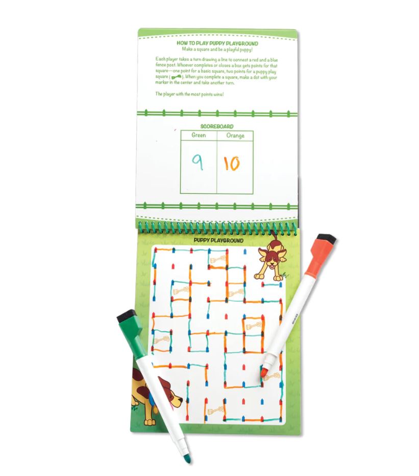 Melissa & Doug - On The Go - Wipe Off - Animal Games