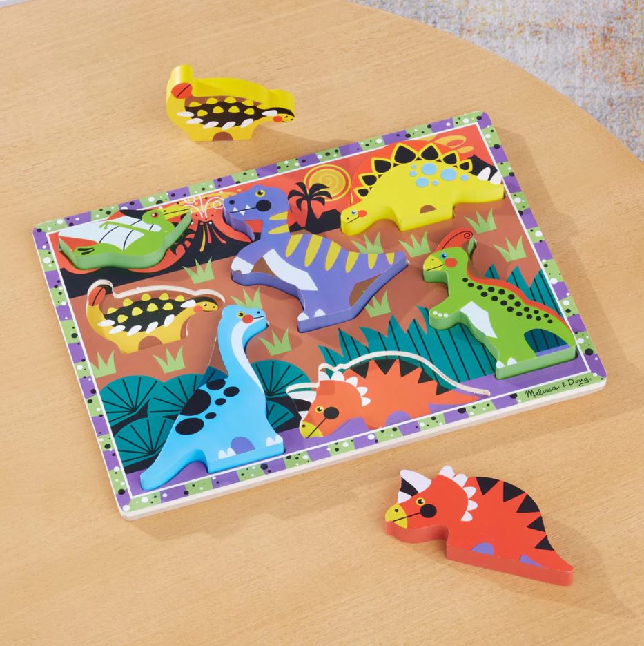 Melissa & Doug Chunky Puzzle Dinosaurs