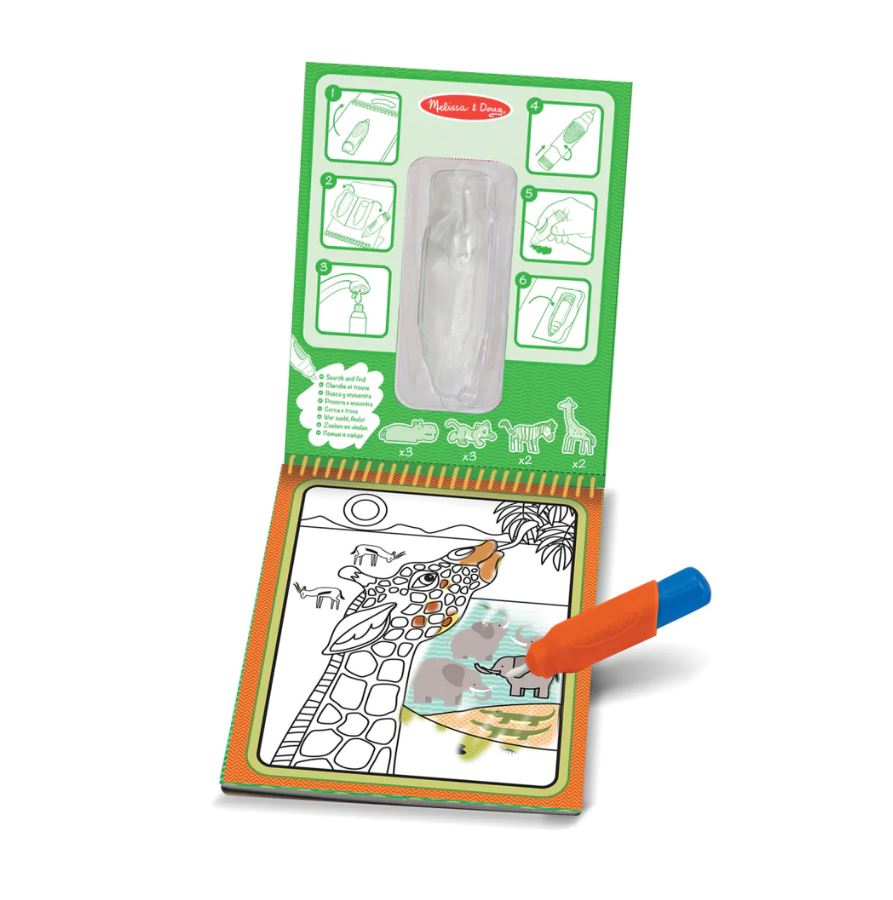 Melissa & Doug - Water Wow! - Safari Water Reveal Pad