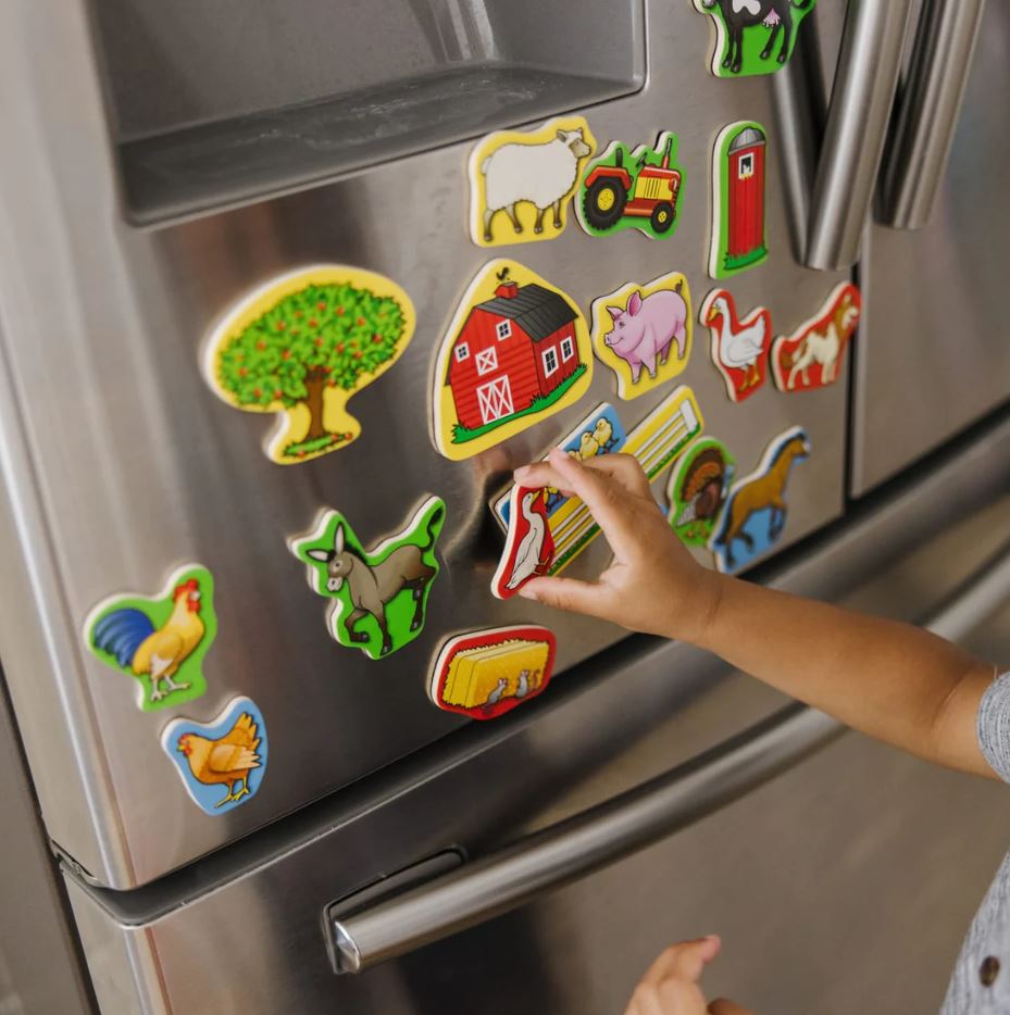 Melissa & Doug - Wooden Farm Magnets - Toyworld Aus
