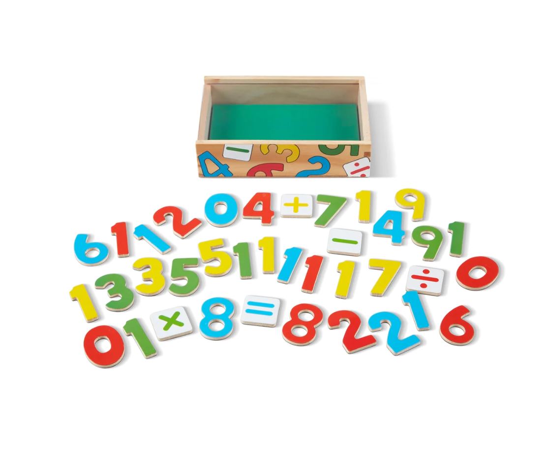 Melissa & Doug - Magnetic Wooden Numbers - Toyworld Aus