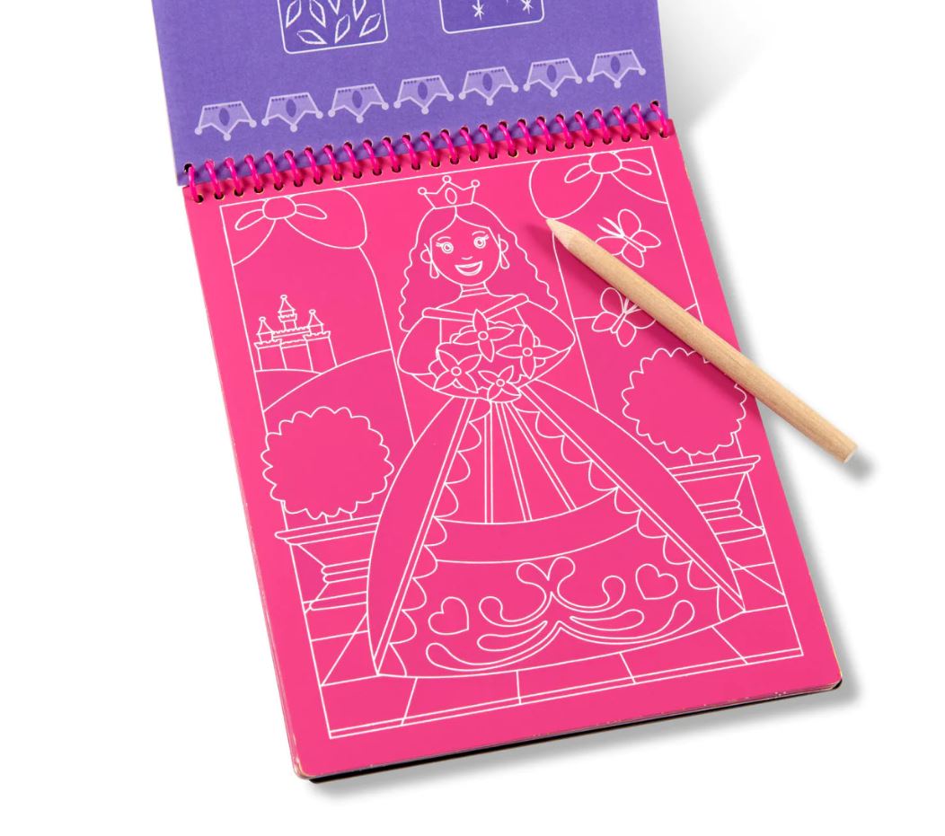 Melissa & Doug - On The Go - Scratch Art - Fairy Tales