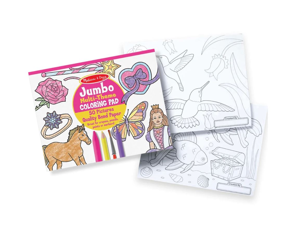Melissa & Doug - Jumbo Colouring Pad - Pink