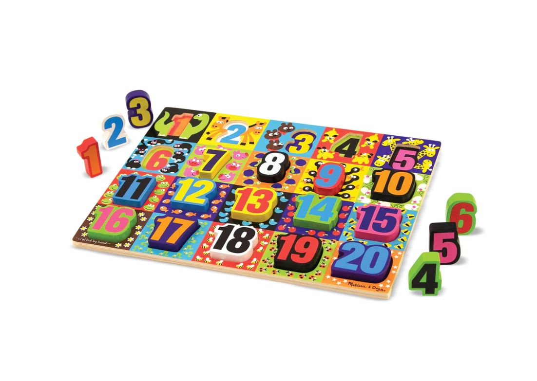 Melissa & Doug - Jumbo Numbers Chunky 20 Piece