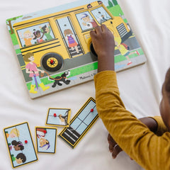 MELISSA & DOUG - SEE & HEAR SOUND PUZZLE - THE WHEELS ON THE BUS