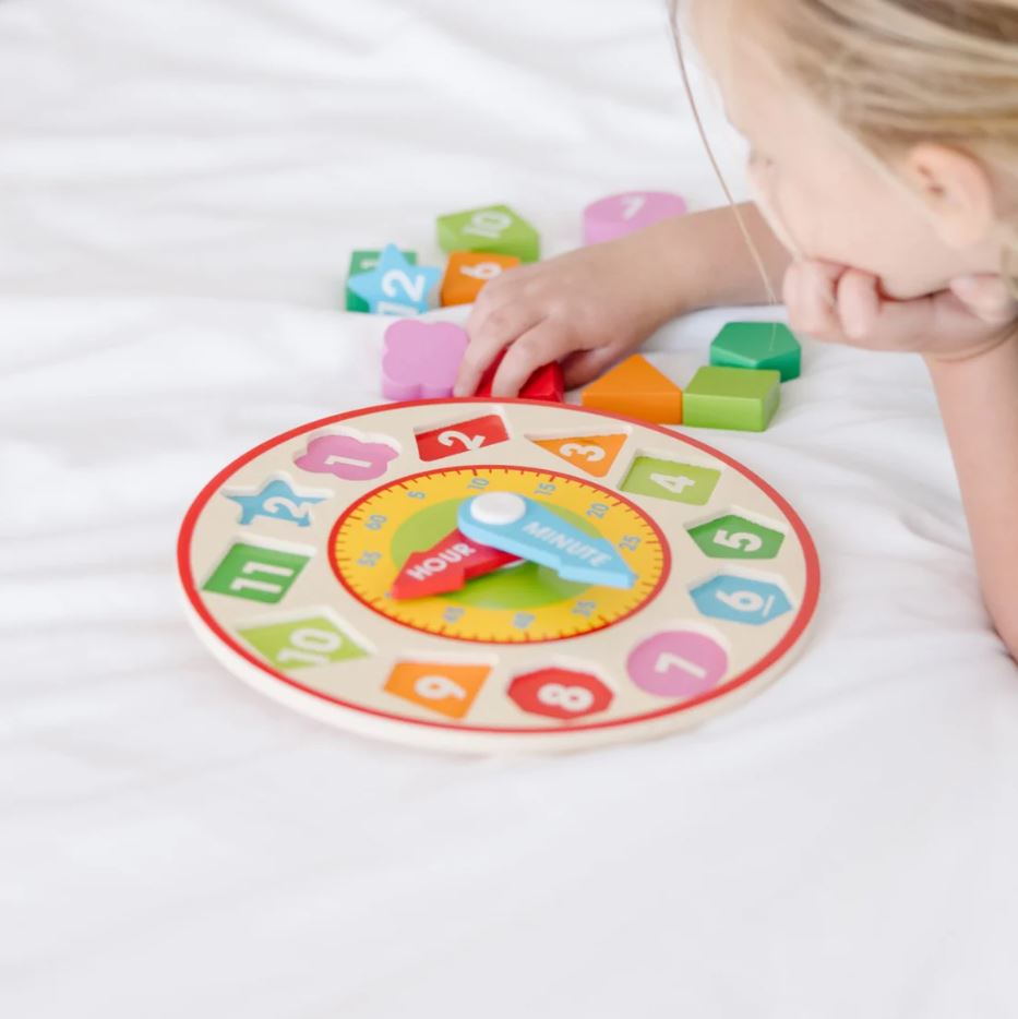 Melissa & Doug - Classic Toy Shape Sorting Clock