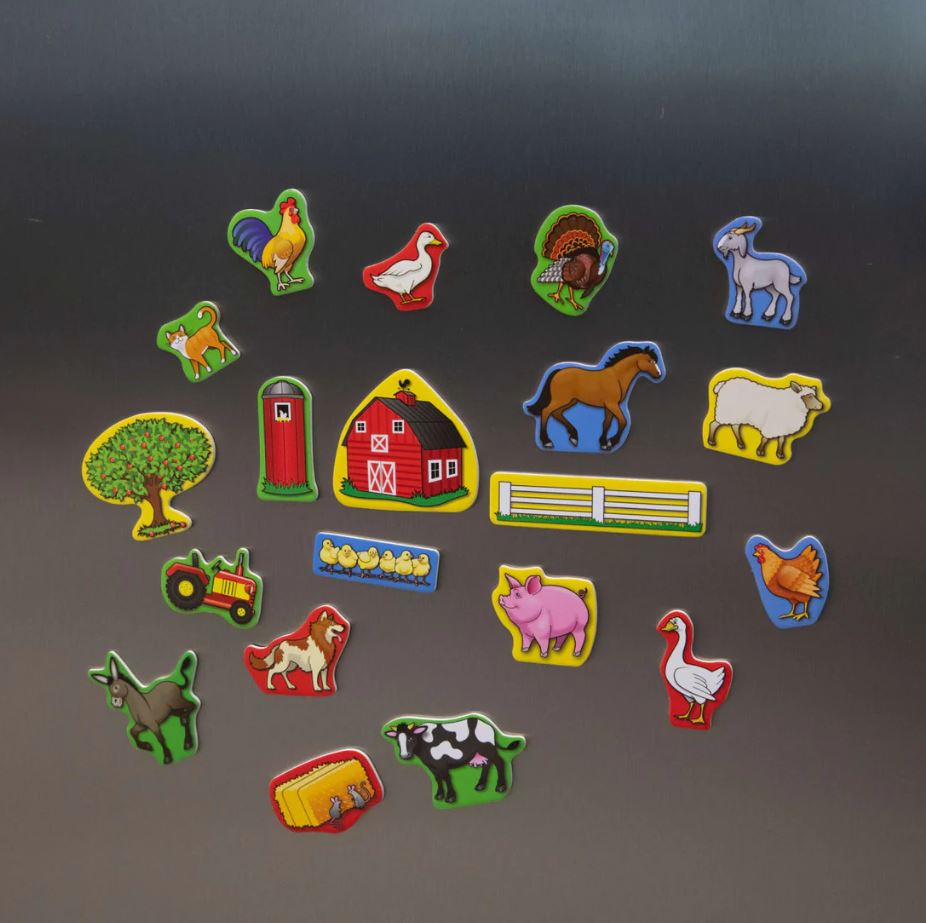 Melissa & Doug - Wooden Farm Magnets - Toyworld Aus