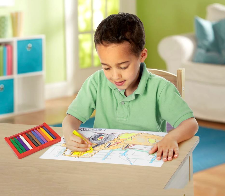 Melissa & Doug Jumbo Colouring Pad Blue